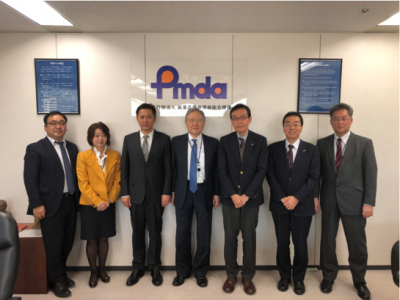 On Oct. 25, 2019, visited Tatsuya Kondou, former Director General of PMDA
